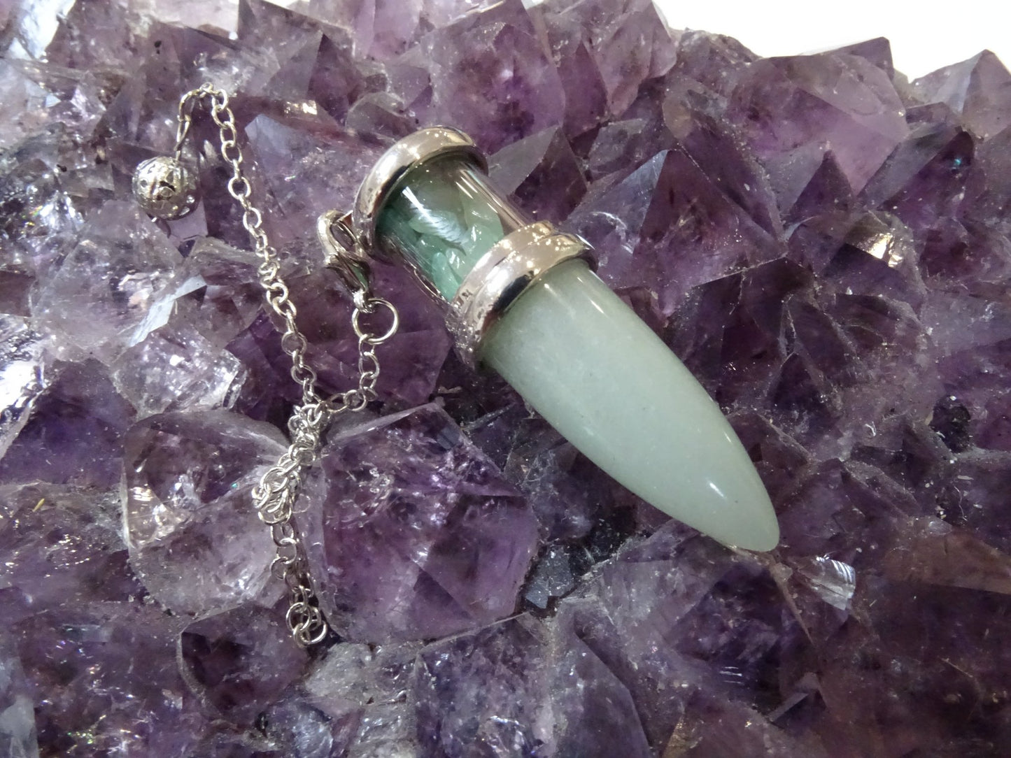 Pendule Aventurine Verte - Pierres - Colibri Minéraux et Bien-être