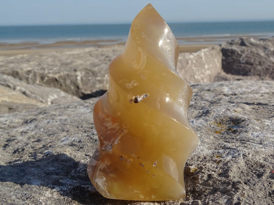 Agate Sakura Flamme - Pierres - Colibri Minéraux et Bien-être