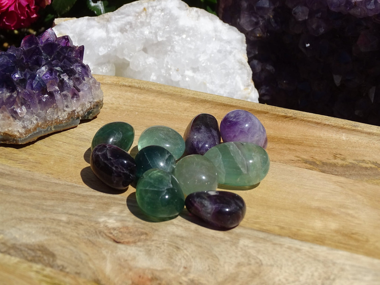 Fluorite pierre roulée - Pierre roulée - Colibri Minéraux et Bien-être