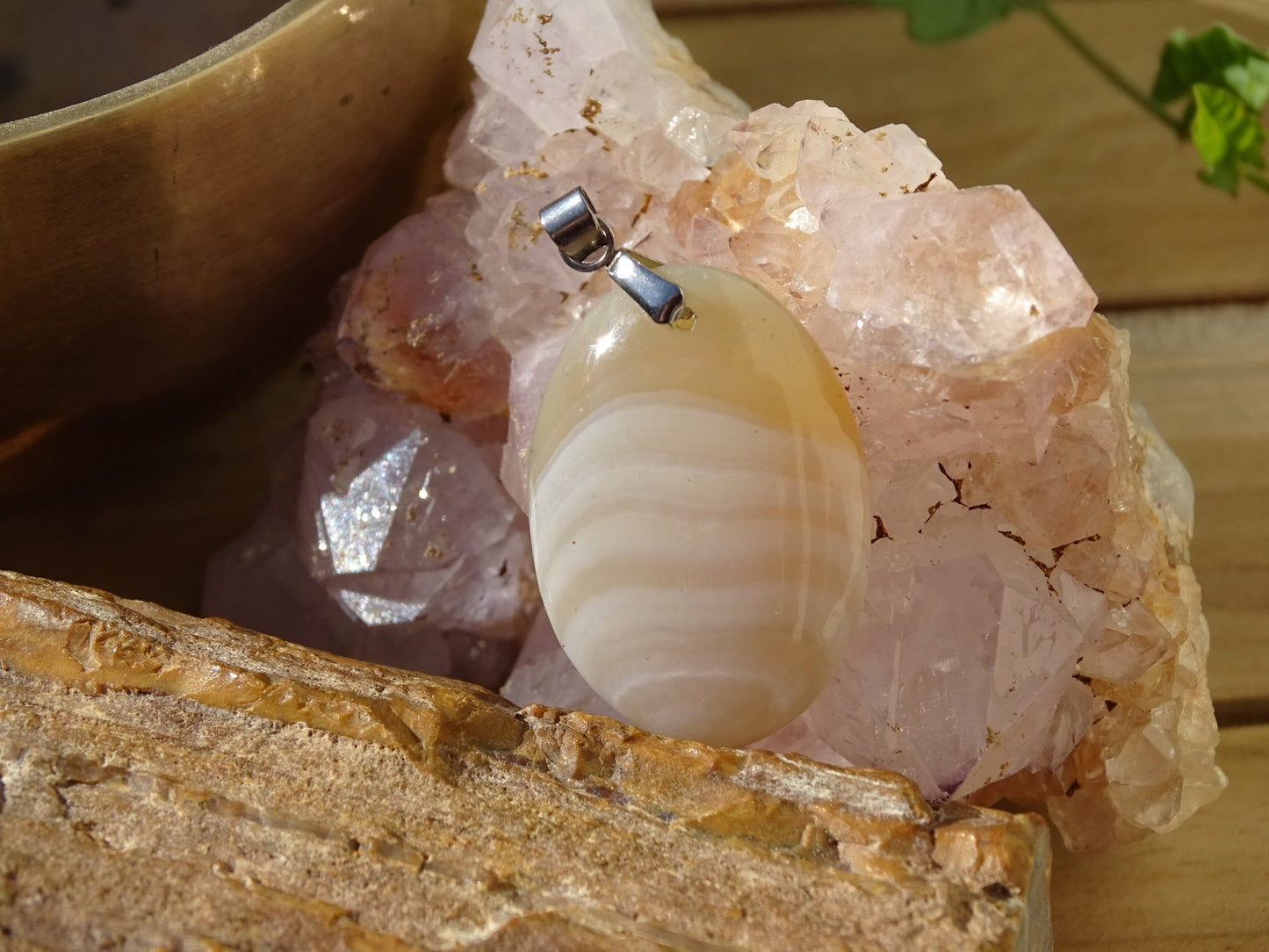 Pendentif Agate - Pendentifs - Colibri Minéraux et Bien-être