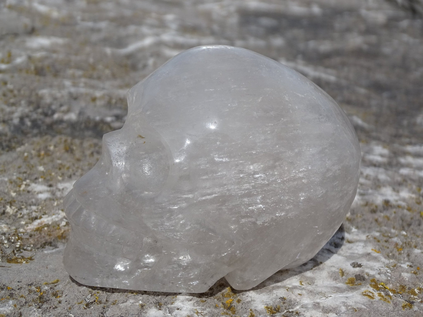 Crâne en Quartz Cristal de Roche