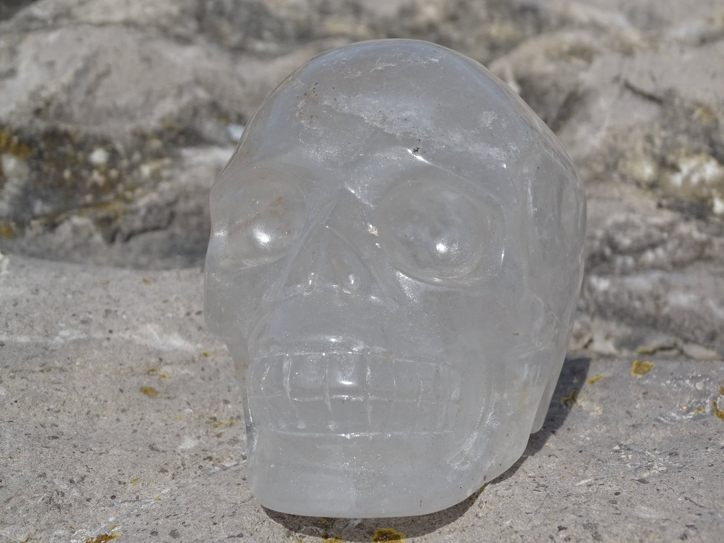Crâne en Quartz Cristal de Roche