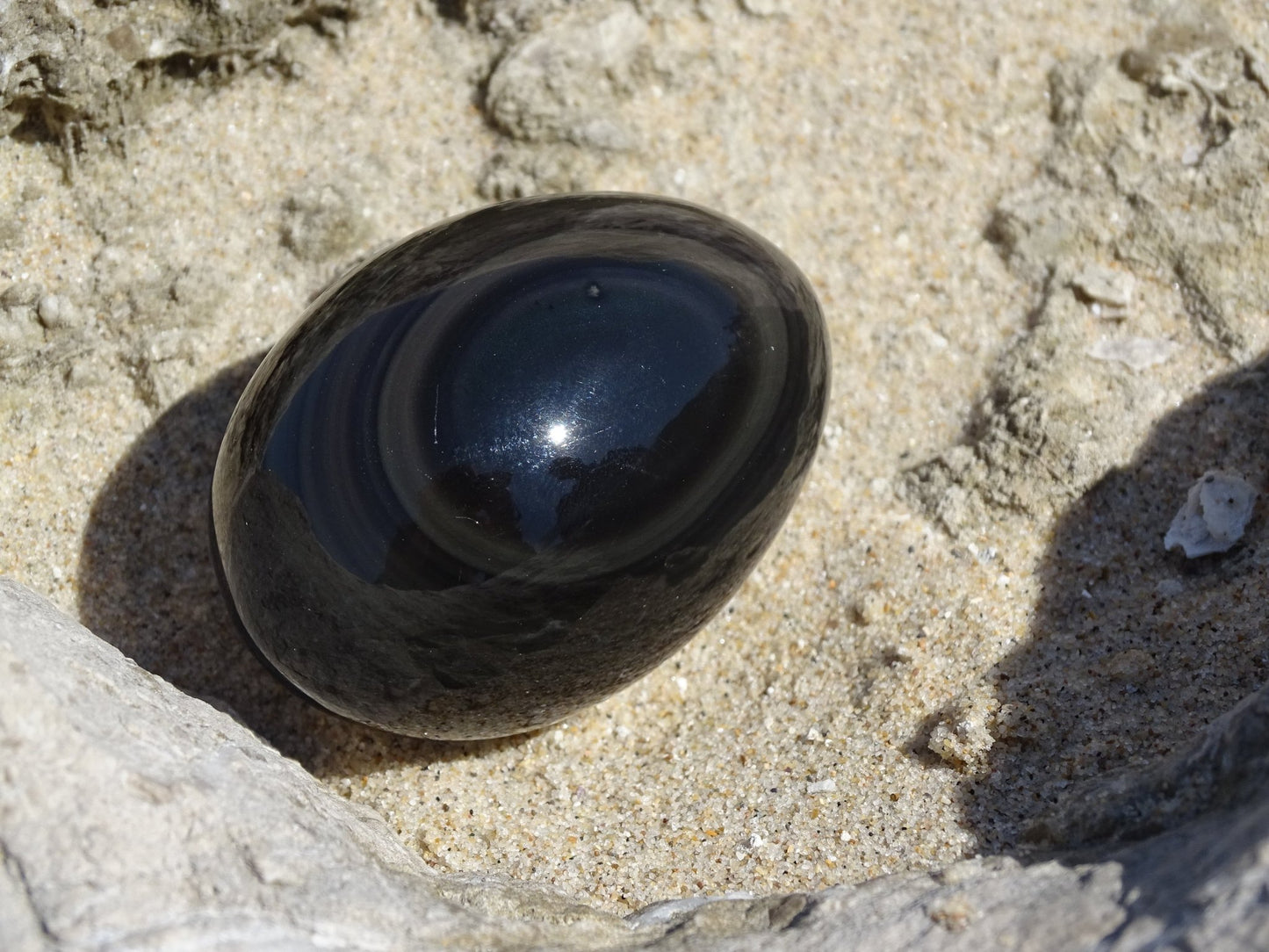 Obsidienne Arc en Ciel Oeil Céleste Oeuf - Pierres - Colibri Minéraux et Bien-être