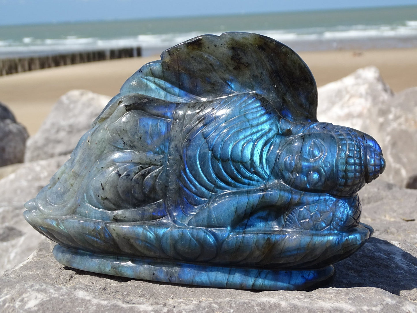Labradorite Bouddha - Pierres - Colibri Minéraux et Bien-être