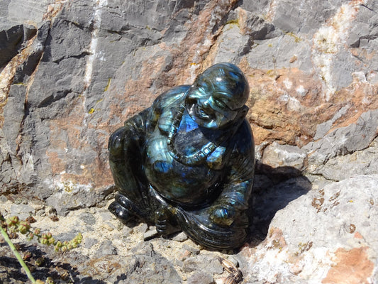 Labradorite Bouddha - Pierres - Colibri Minéraux et Bien-être