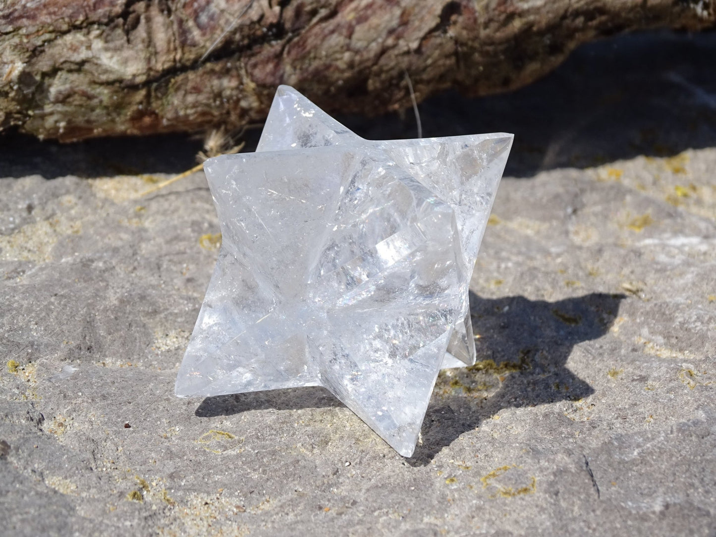 Merkaba Cristal de Roche - Pierres de soin - Colibri Minéraux et Bien-être