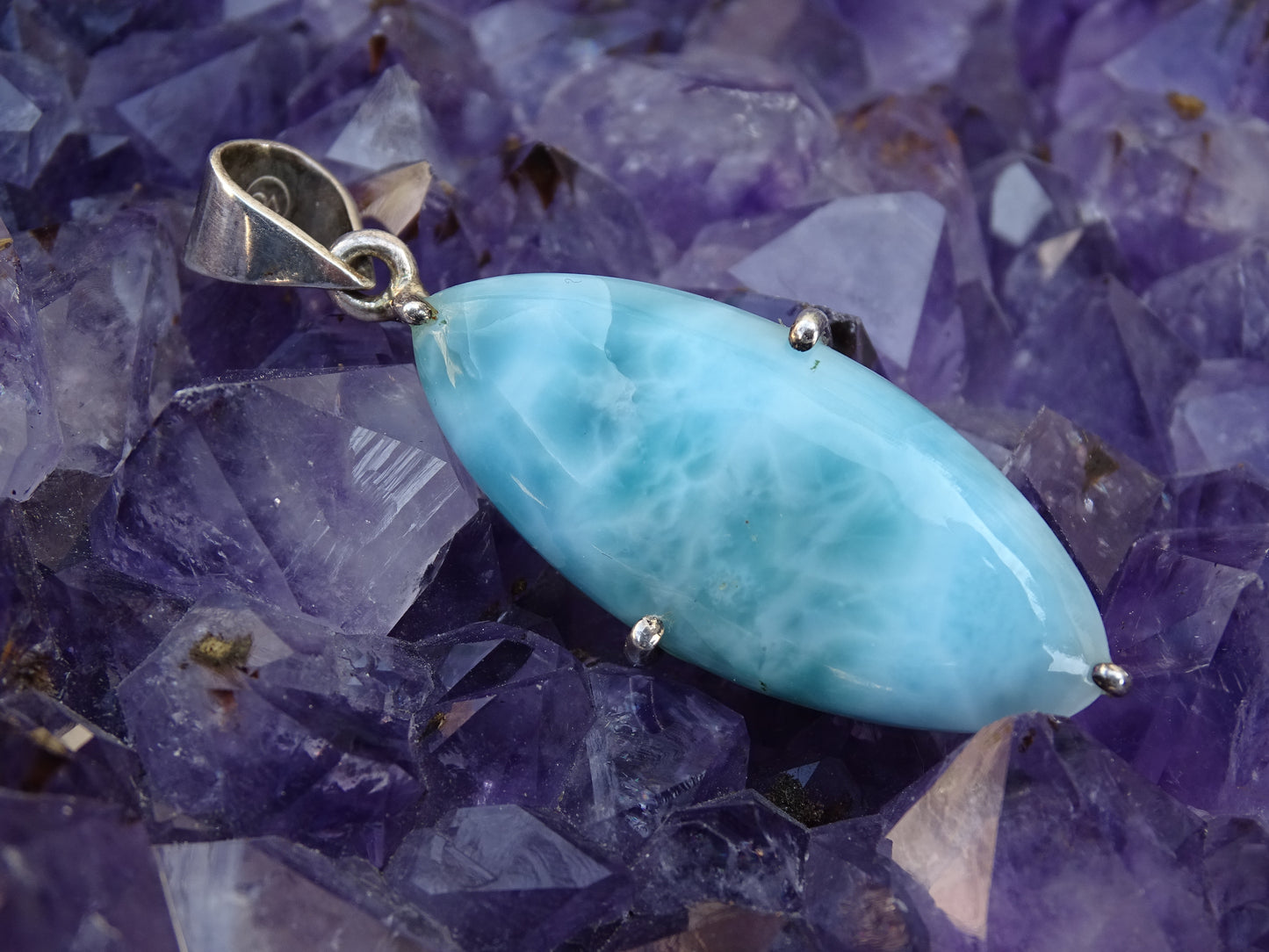 Pendentif Larimar Argent 925