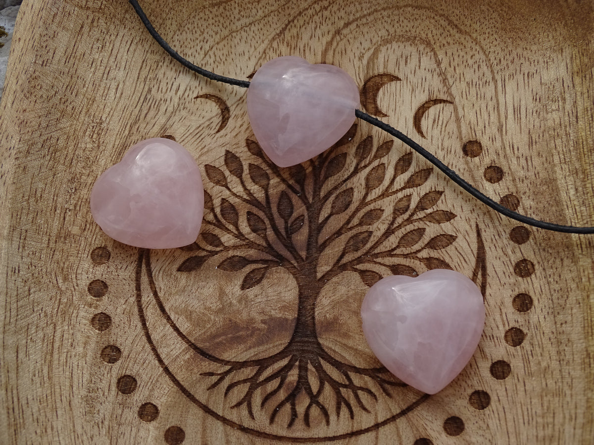 Rose Quartz Heart Pendant