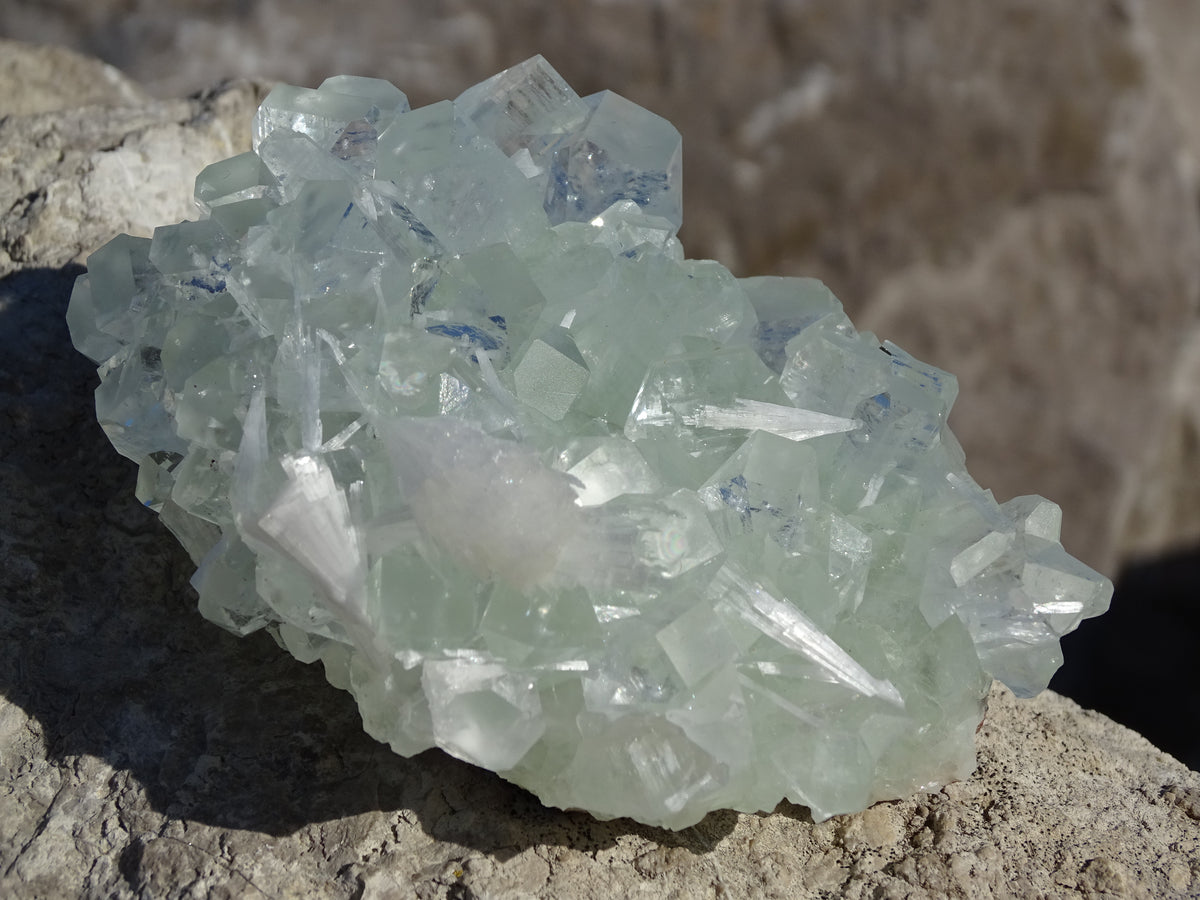 Apophyllite Verte et Scolécite