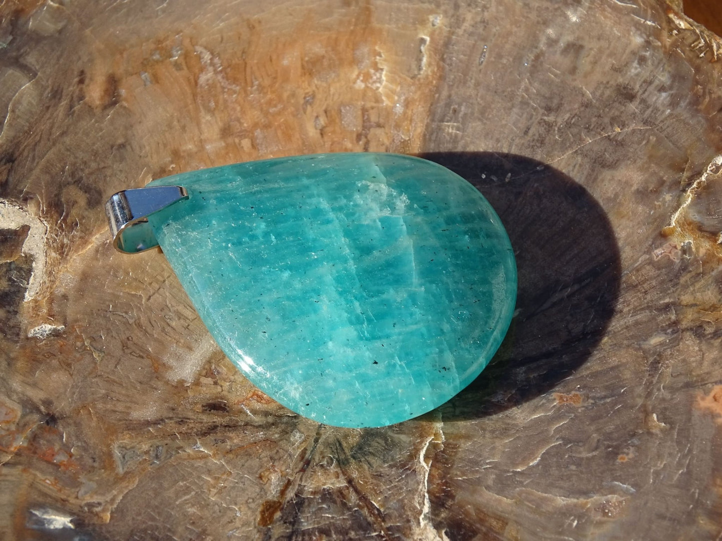 Pendentif Amazonite - Pendentifs - Colibri Minéraux et Bien-être