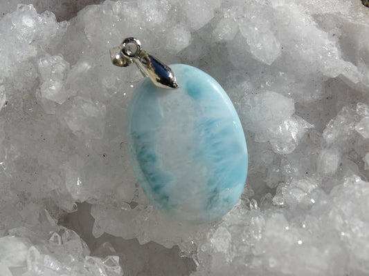 Pendentif Larimar - Pendentifs - Colibri Minéraux et Bien-être
