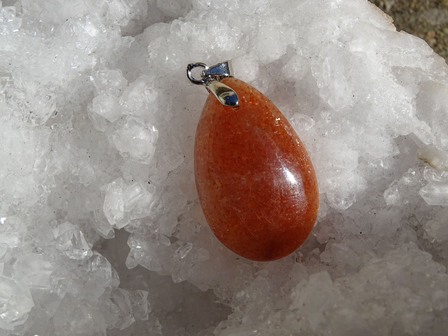 Pendentif Pierre de Soleil - Pendentifs - Colibri Minéraux et Bien-être