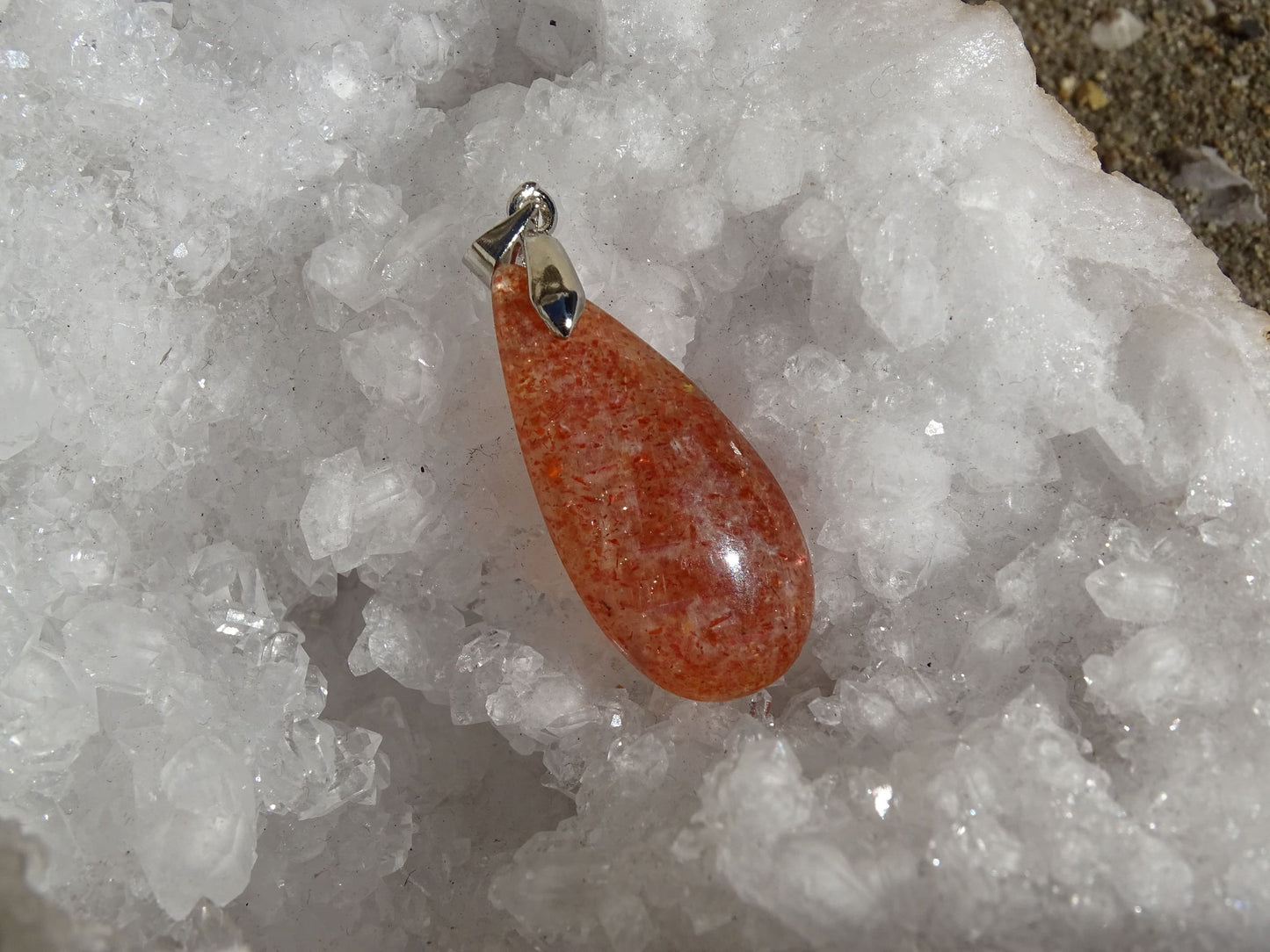 Pendentif Pierre de Soleil - Pendentifs - Colibri Minéraux et Bien-être