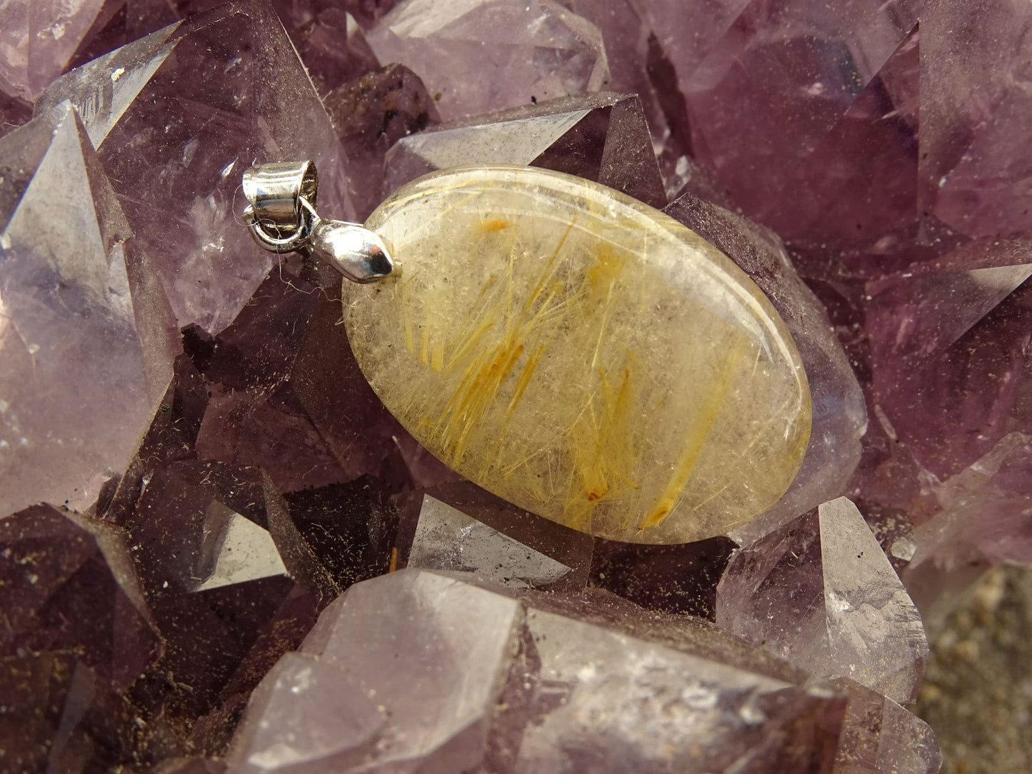 Pendentif Quartz Rutile - Pendentifs - Colibri Minéraux et Bien-être