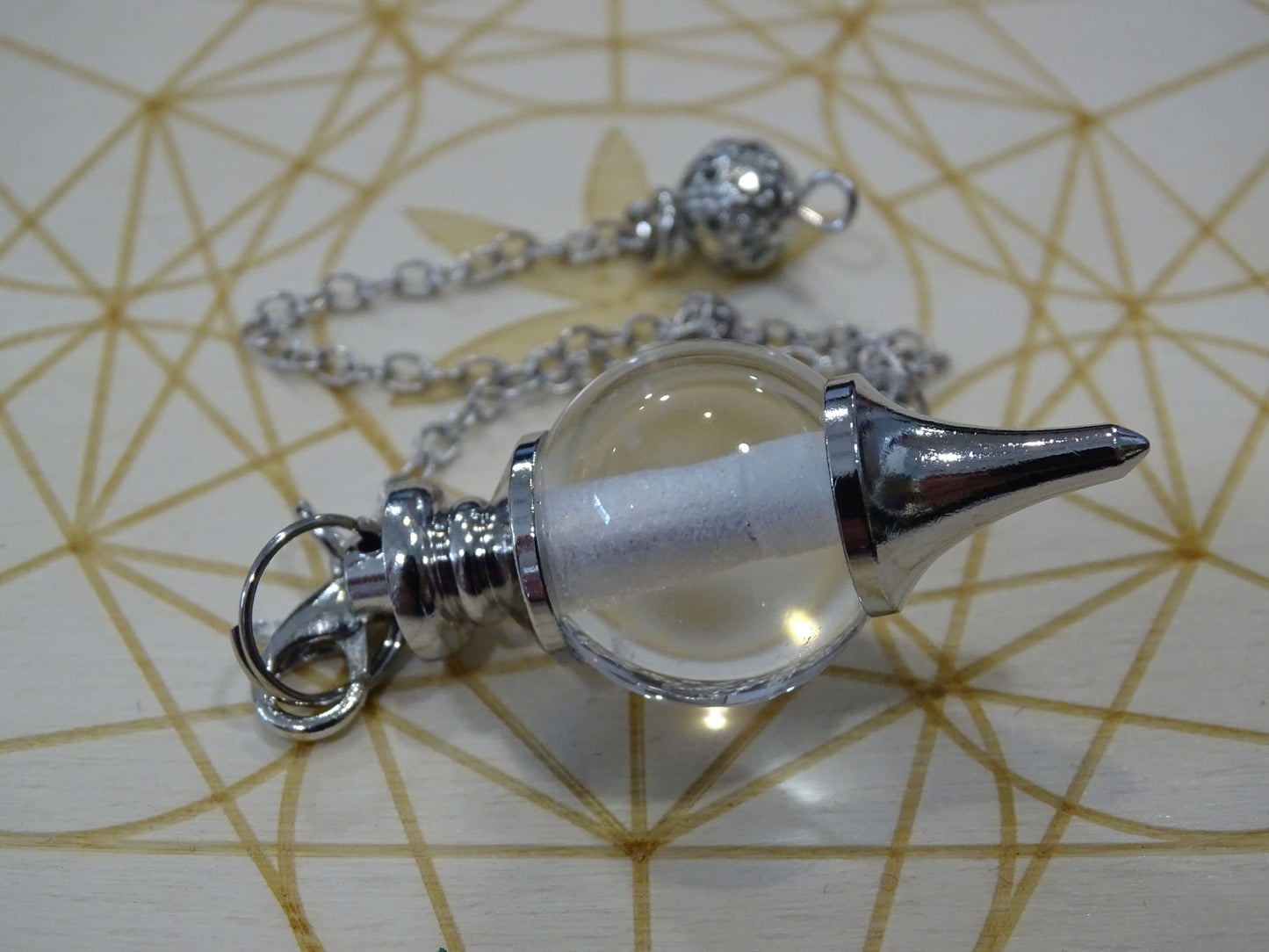 Pendule Quartz Cristal de Roche Séphoroton - Cristaux - Colibri Minéraux et Bien-être
