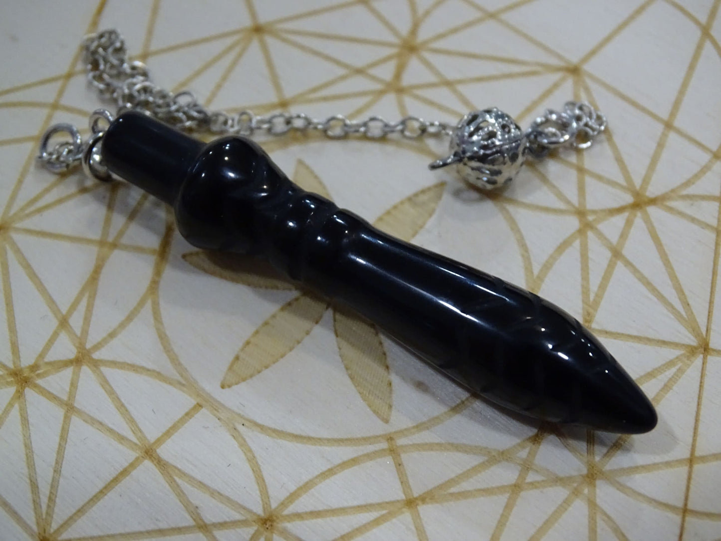 Pendule Obsidienne Noire Thot - Pierres - Colibri Minéraux et Bien-être