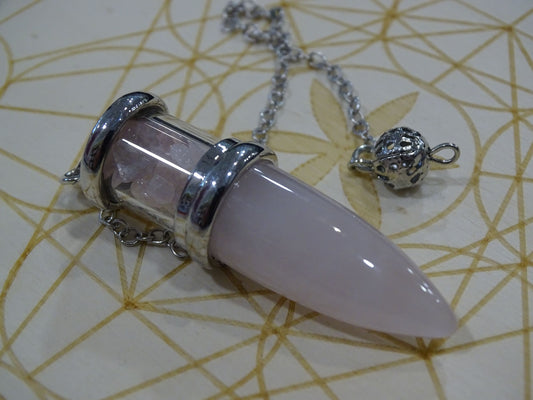Pendule Quartz Rose - Cristaux - Colibri Minéraux et Bien-être