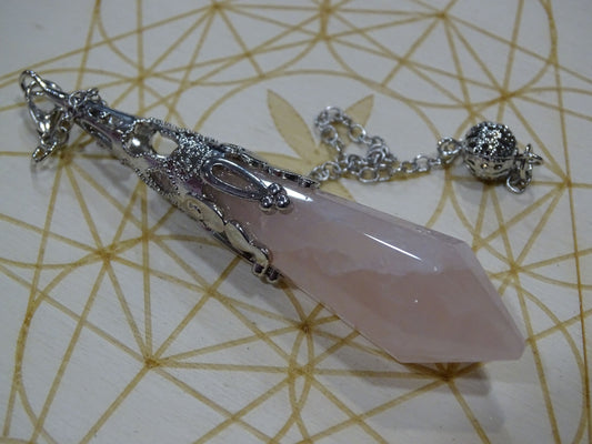 Pendule Quartz Rose - Cristaux - Colibri Minéraux et Bien-être