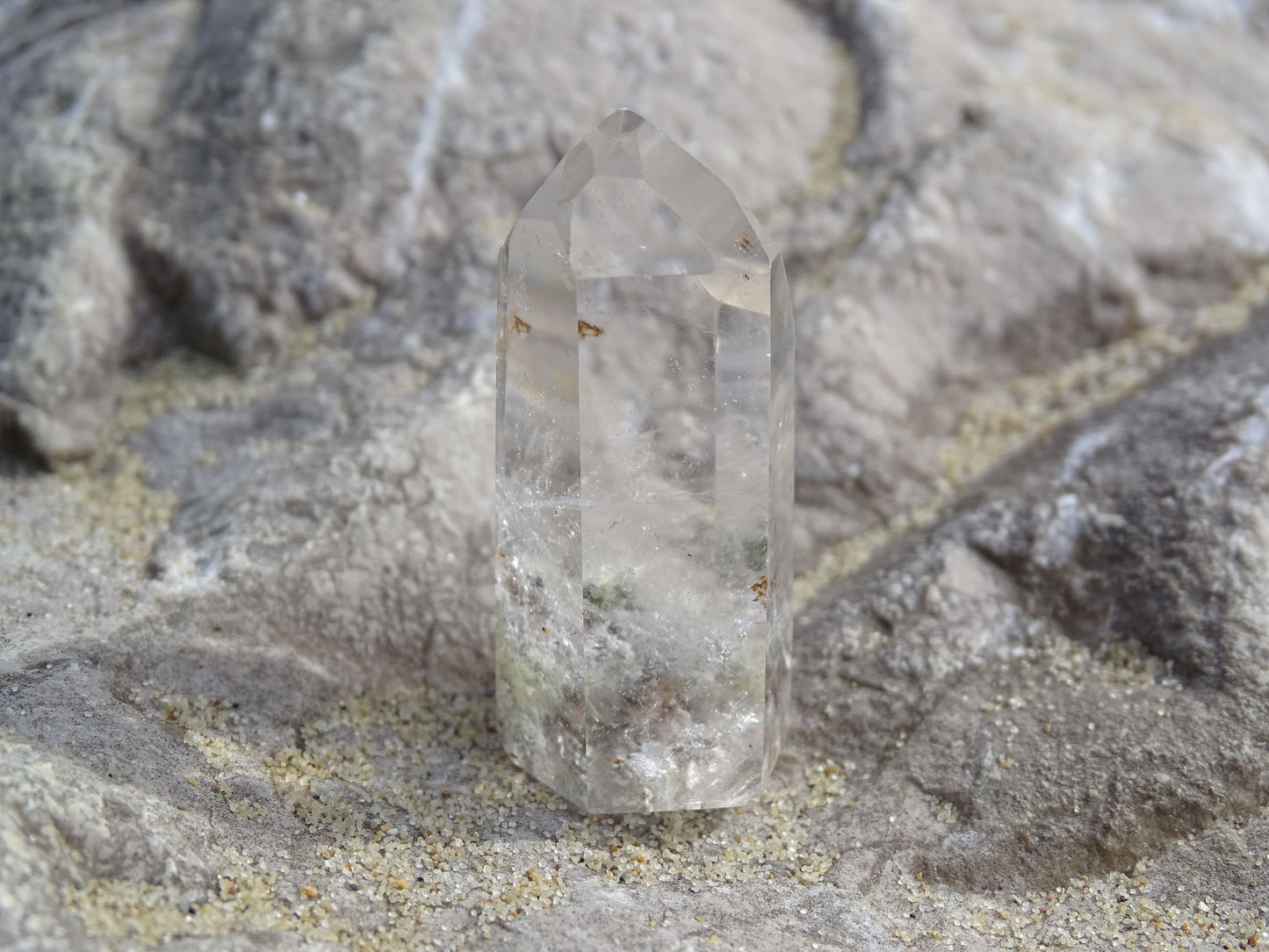 Quartz Chlorite - Cristaux - Colibri Minéraux et Bien-être