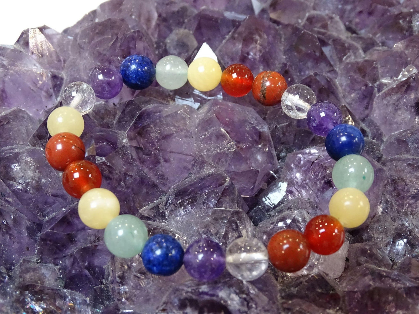 Bracelet 7 Chakras - Bracelets - Colibri Minéraux et Bien-être