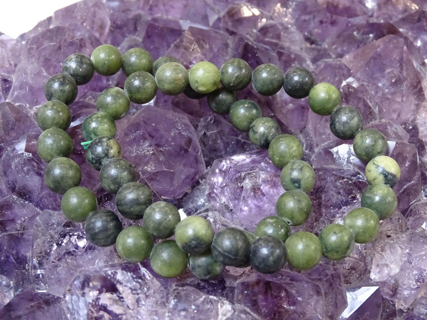 Bracelet Jade Néphrite - Bracelets - Colibri Minéraux et Bien-être