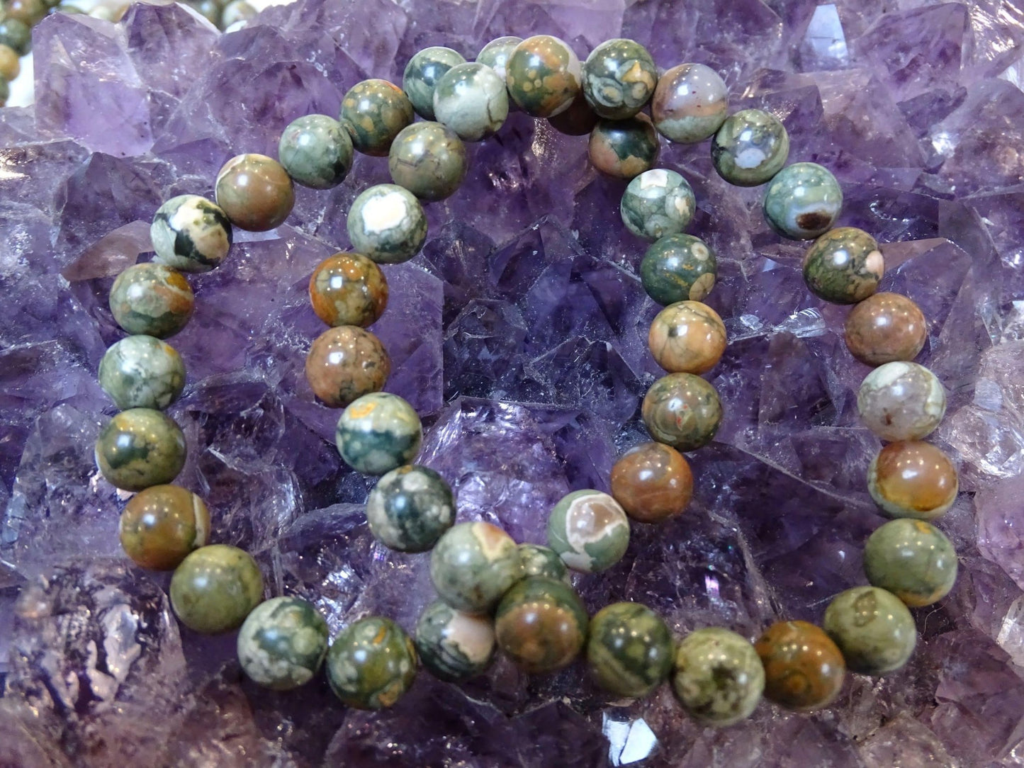 Bracelet Jaspe Rhyolite - Bracelets - Colibri Minéraux et Bien-être