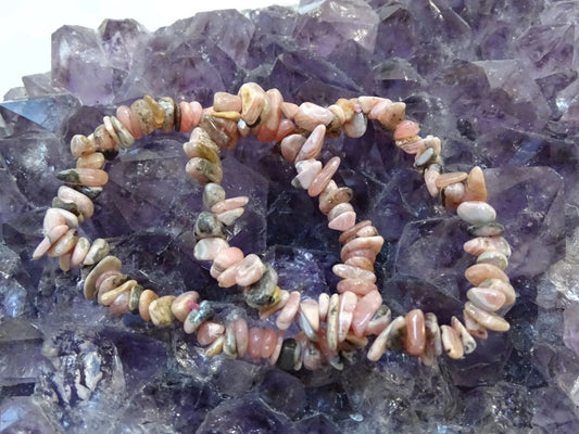 Bracelet Rhodochrosite - Bracelets - Colibri Minéraux et Bien-être