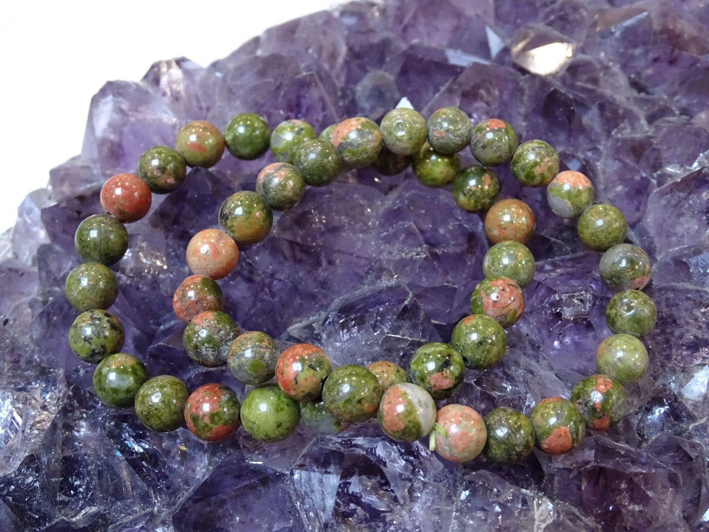 Bracelet Unakite - Bracelets - Colibri Minéraux et Bien-être