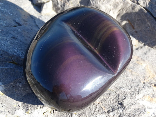 Obsidienne Arc en Ciel Oeil Céleste Forme Libre - Pierres - Colibri Minéraux et Bien-être