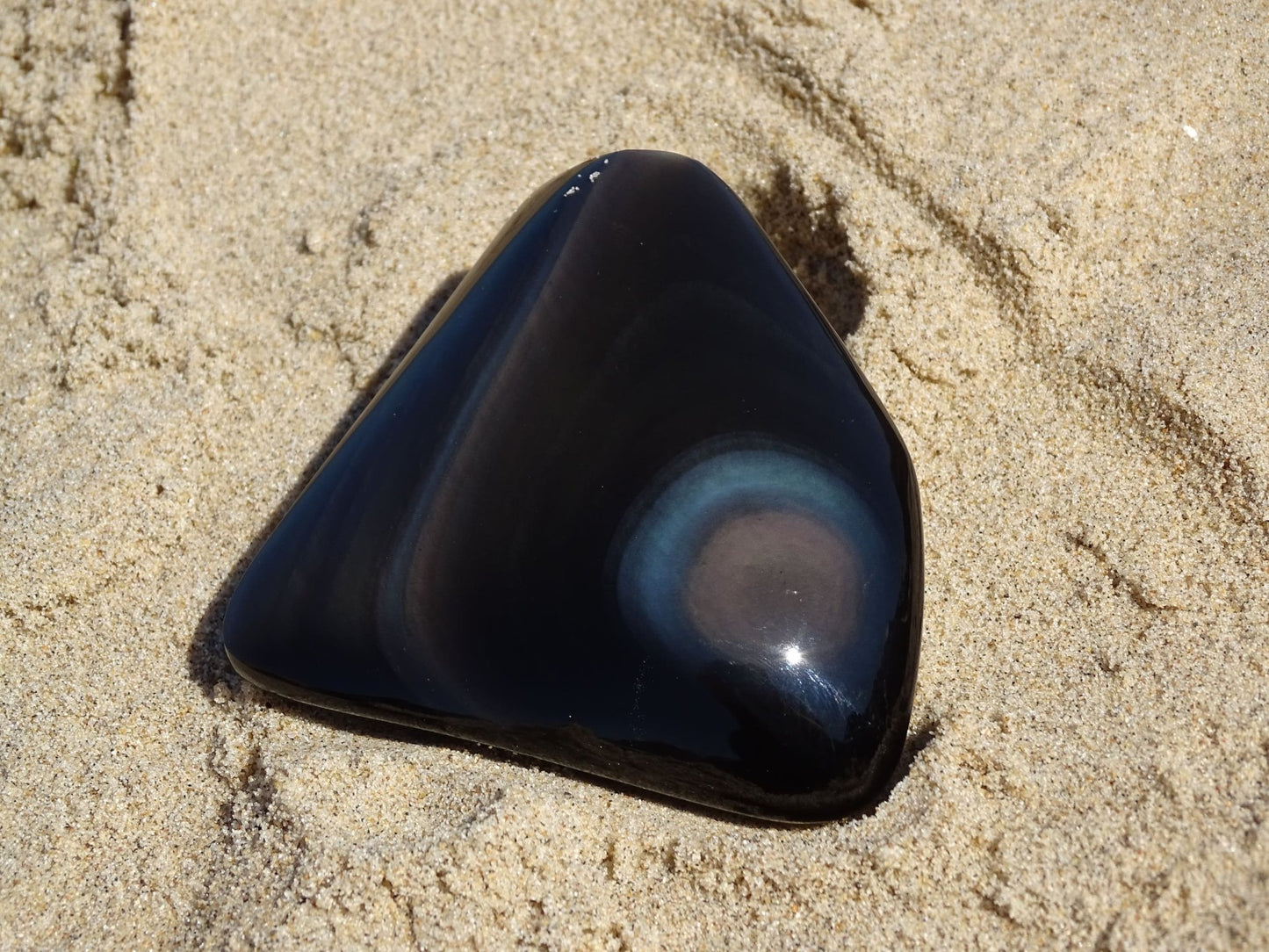 Obsidienne Arc en Ciel Oeil Céleste Forme Libre - Pierres - Colibri Minéraux et Bien-être