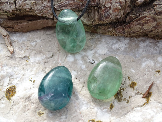 Pendentif Fluorite - Pendentifs - Colibri Minéraux et Bien-être