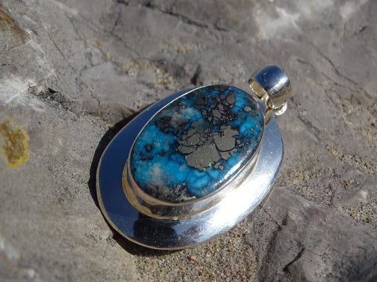 Pendentif Turquoise Arizona - Pendentifs - Colibri Minéraux et Bien-être