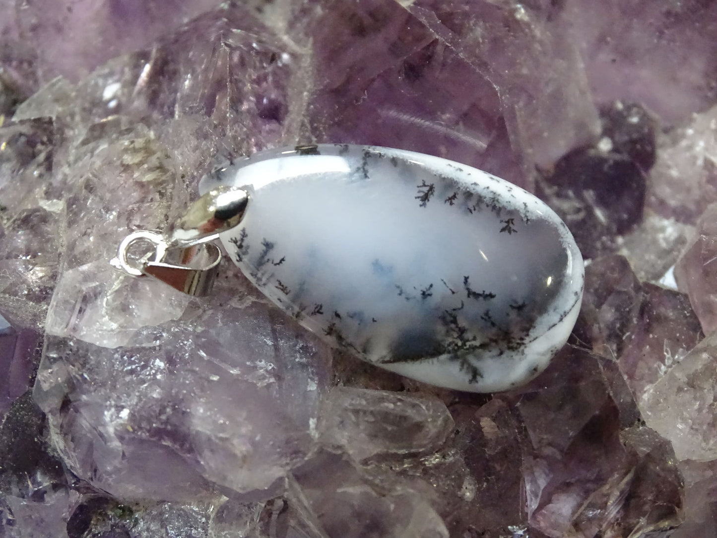 Pendentif Agate Dendritique - Pendentifs - Colibri Minéraux et Bien-être