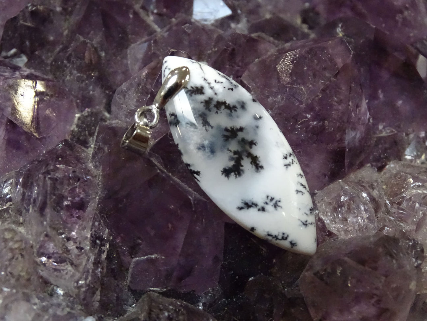 Pendentif Agate Dendritique - Pendentifs - Colibri Minéraux et Bien-être