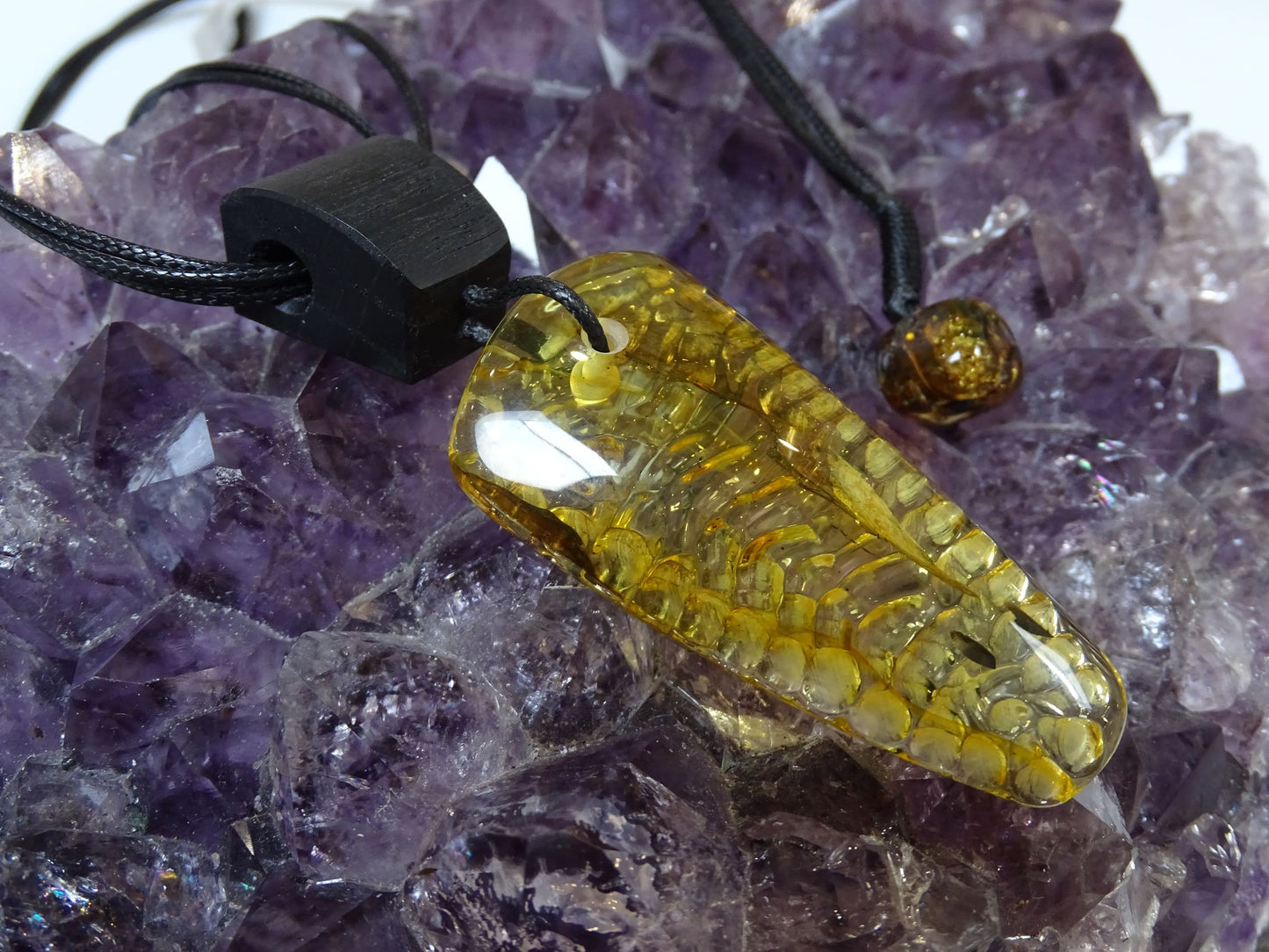 Pendentif Ambre - Pendentifs - Colibri Minéraux et Bien-être