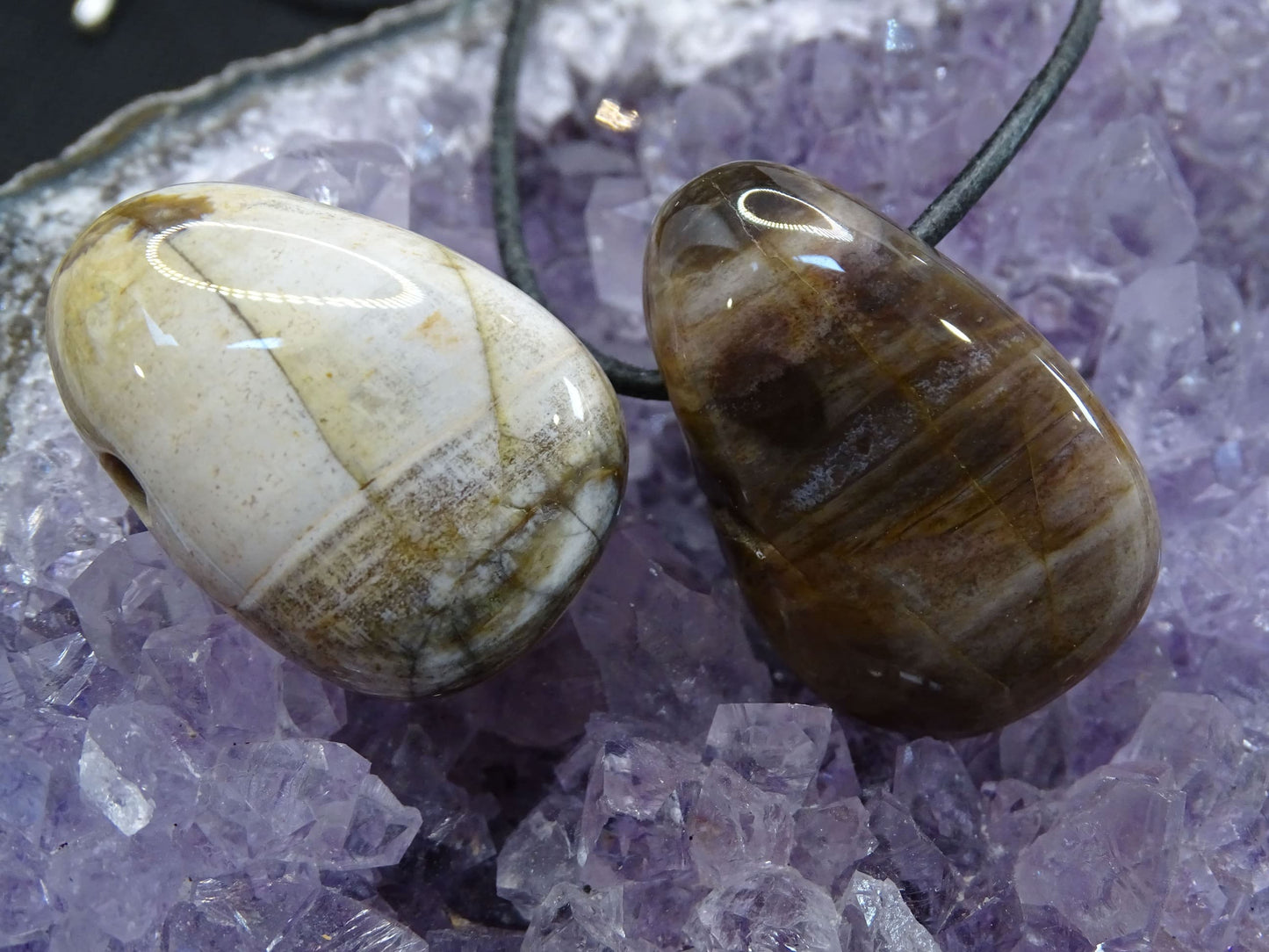 Pendentif Bois Fossile - Pendentifs - Colibri Minéraux et Bien-être
