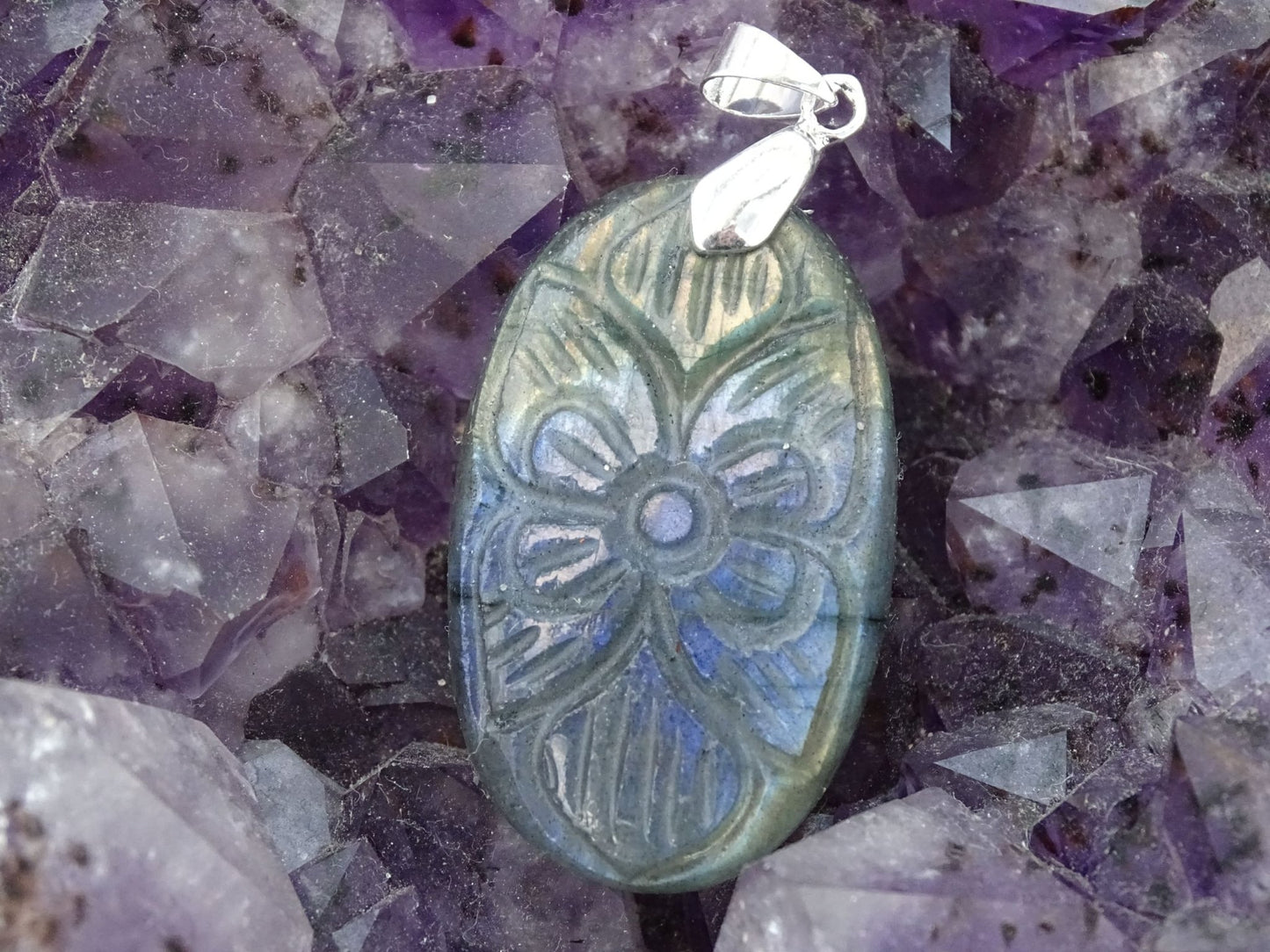 Pendentif Labradorite - Pendentifs - Colibri Minéraux et Bien-être