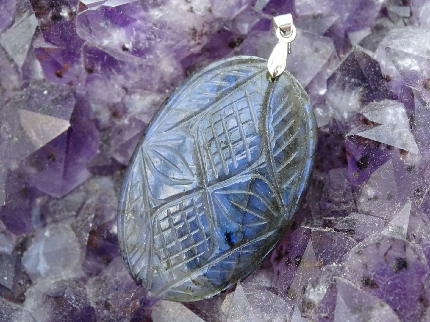 Pendentif Labradorite - Pendentifs - Colibri Minéraux et Bien-être