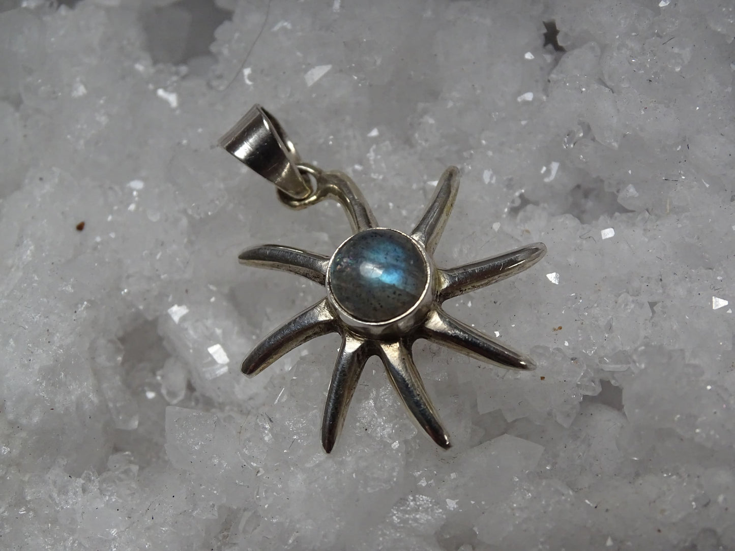 Pendentif Labradorite Argent 925 - Pendentifs - Colibri Minéraux et Bien-être