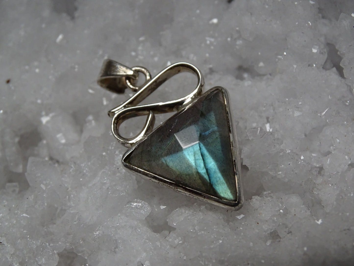 Pendentif Labradorite Argent 925 - Pendentifs - Colibri Minéraux et Bien-être