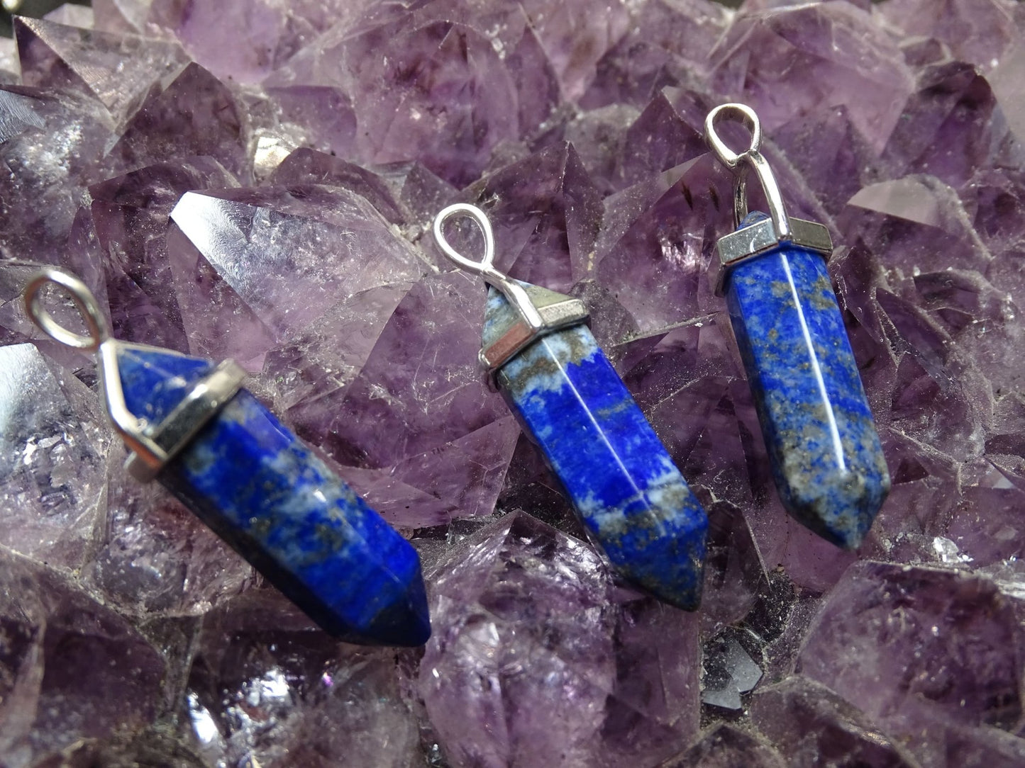 Pendentif Lapis Lazuli - Pendentifs - Colibri Minéraux et Bien-être