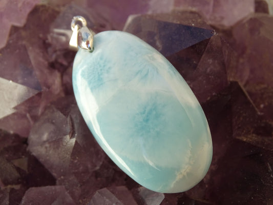 Pendentif Larimar - Pendentifs - Colibri Minéraux et Bien-être