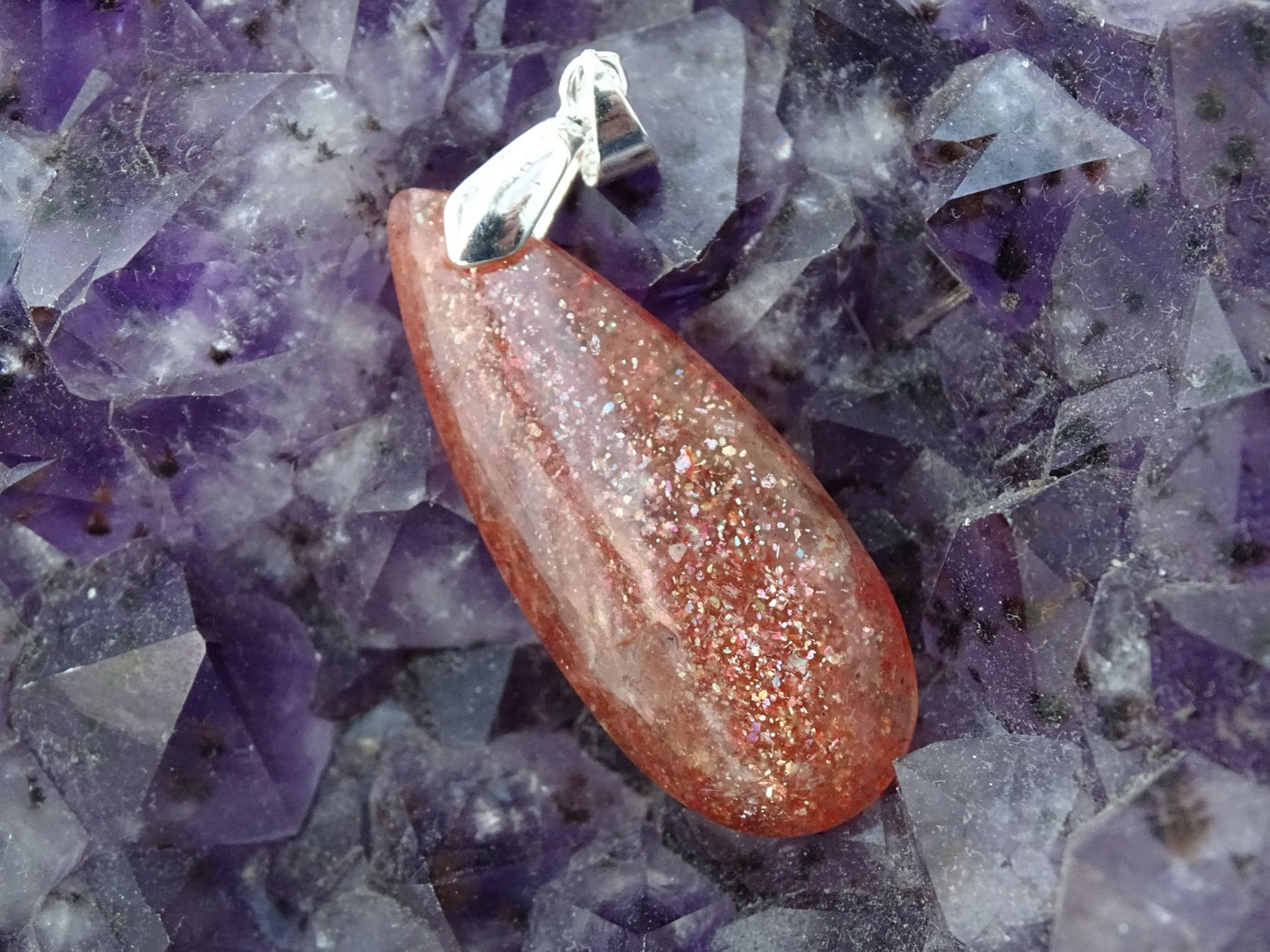 Pendentif Pierre de Soleil - Pendentifs - Colibri Minéraux et Bien-être