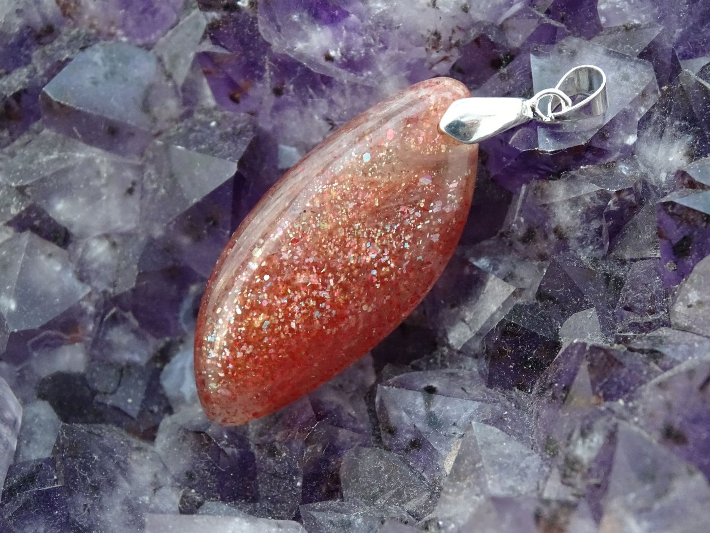 Pendentif Pierre de Soleil - Pendentifs - Colibri Minéraux et Bien-être