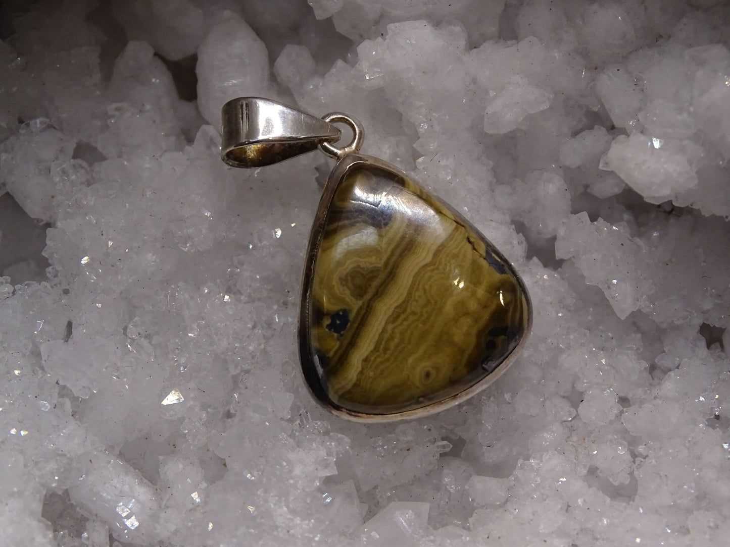Pendentif Schalenblende (Sphalérite) Argent 925 - Pendentifs - Colibri Minéraux et Bien-être