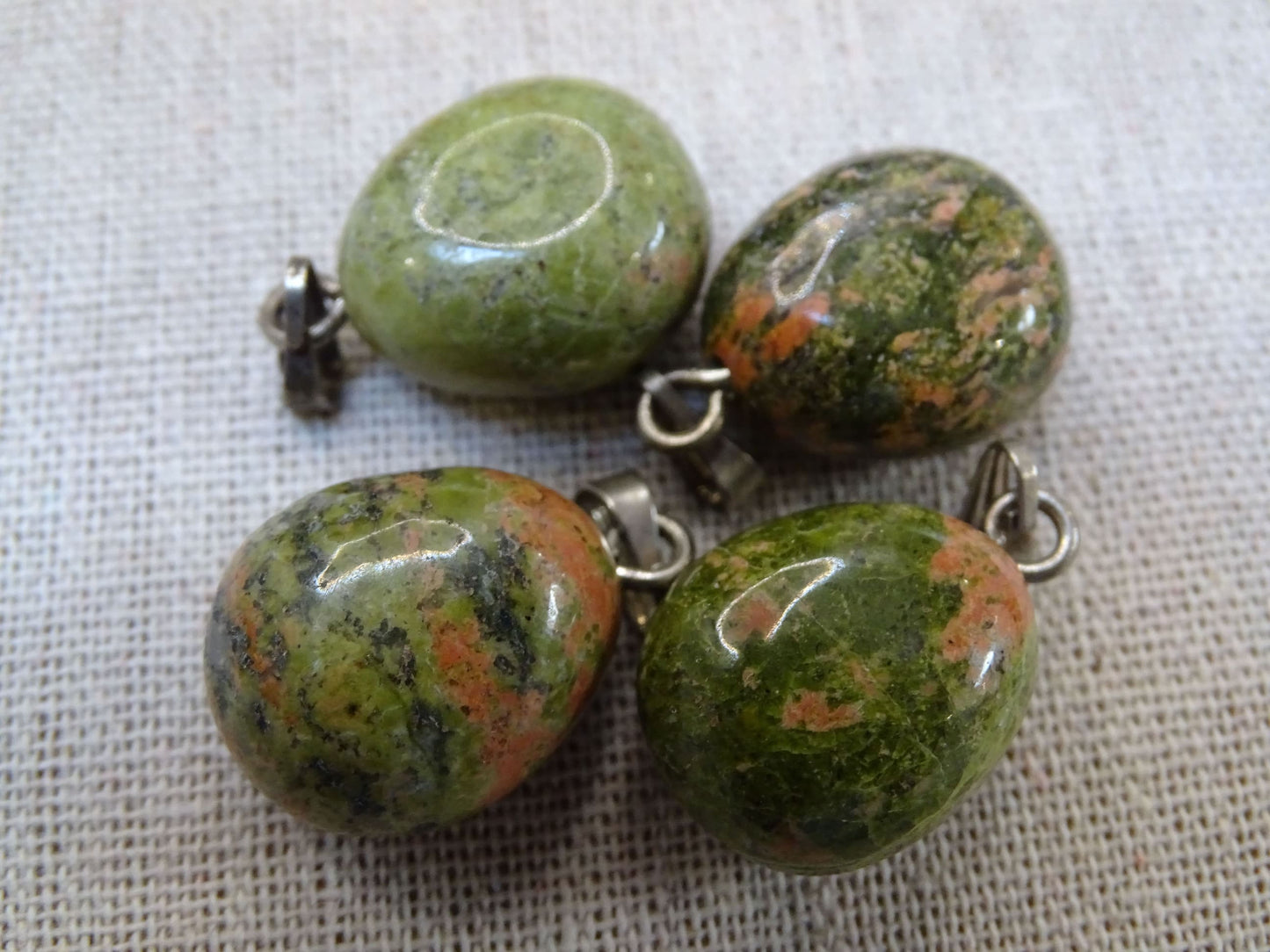 Pendentif Unakite - Pendentifs - Colibri Minéraux et Bien-être