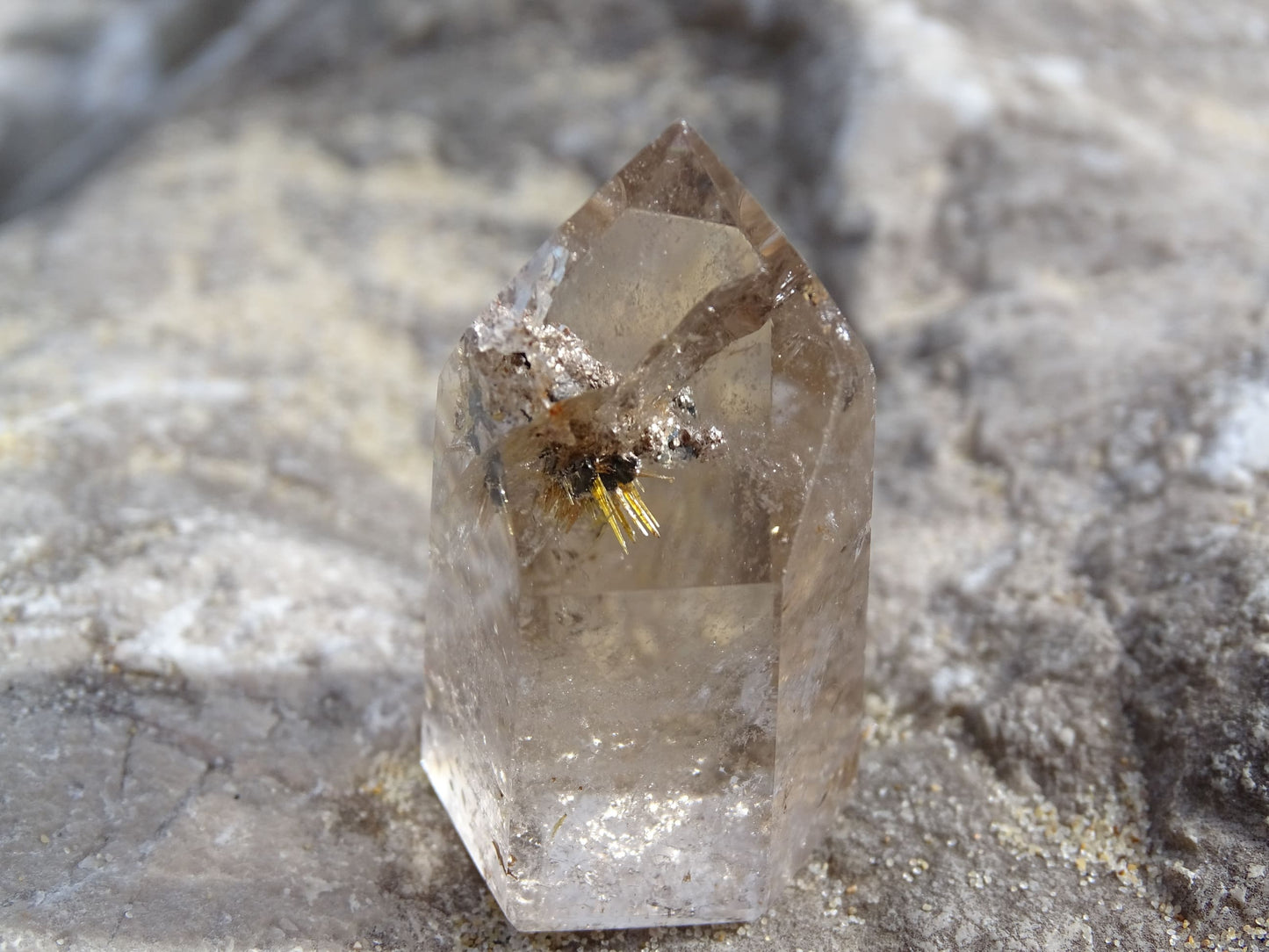 Quartz Rutile Forme Libre - Cristaux - Colibri Minéraux et Bien-être