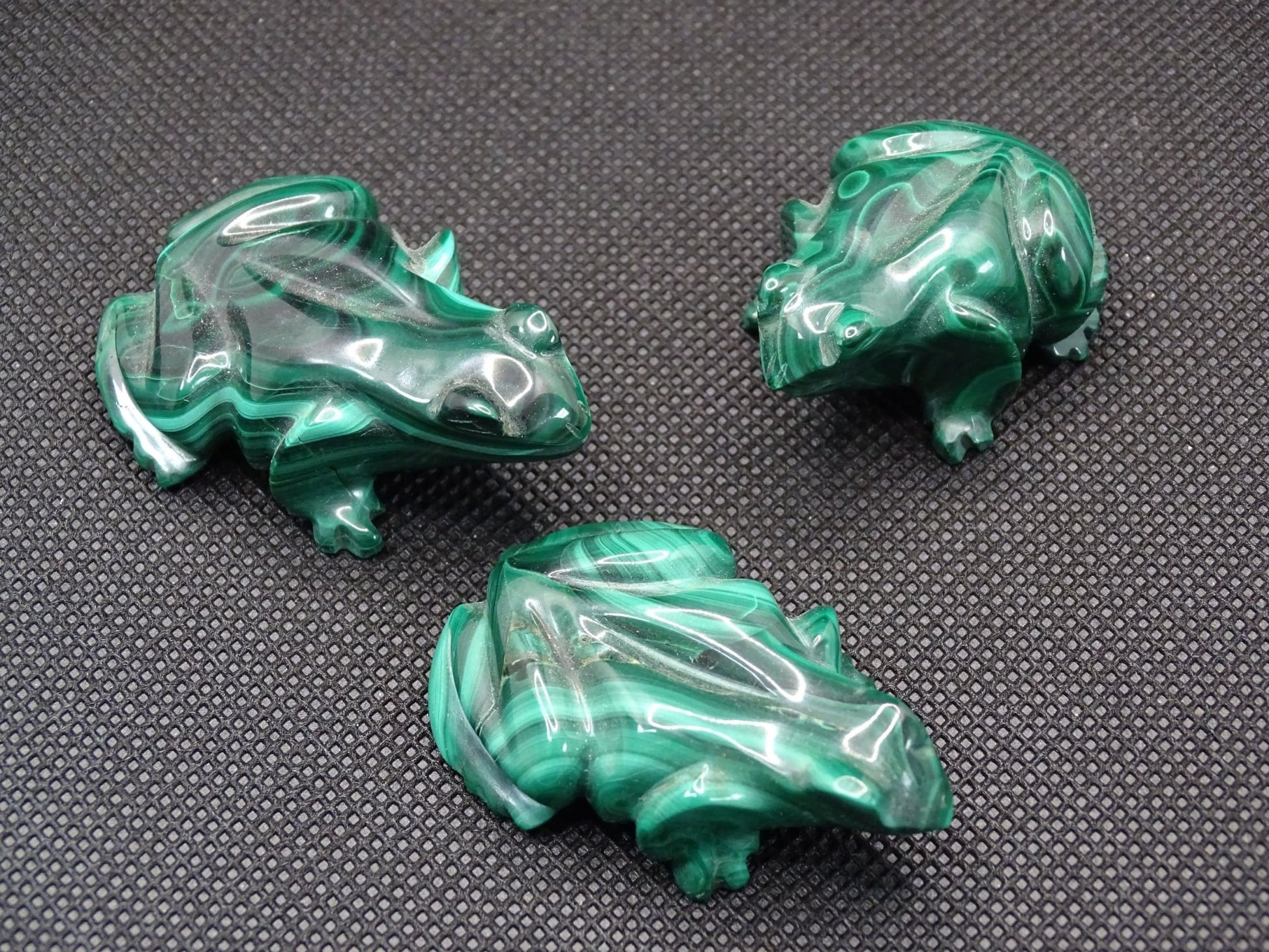 Animaux Malachite Grenouille - Pierres - Colibri Minéraux et Bien-être