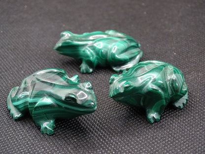 Animaux Malachite Grenouille - Pierres - Colibri Minéraux et Bien-être