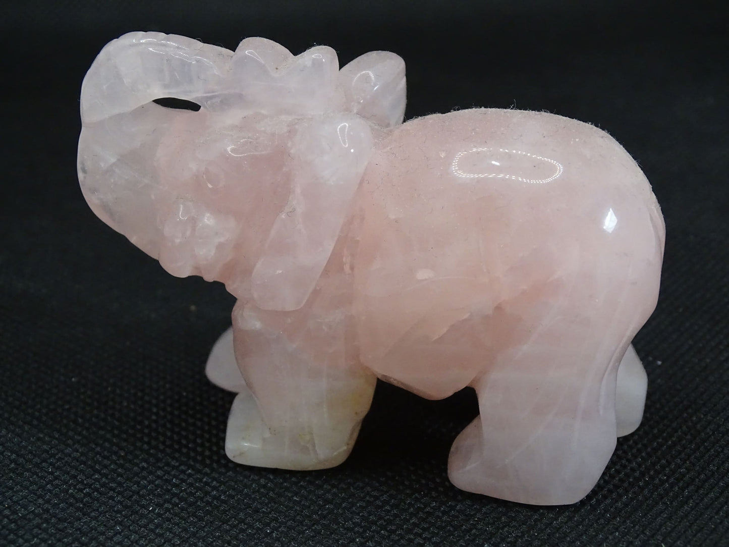 Animaux Quartz Rose Éléphant - Cristaux - Colibri Minéraux et Bien-être